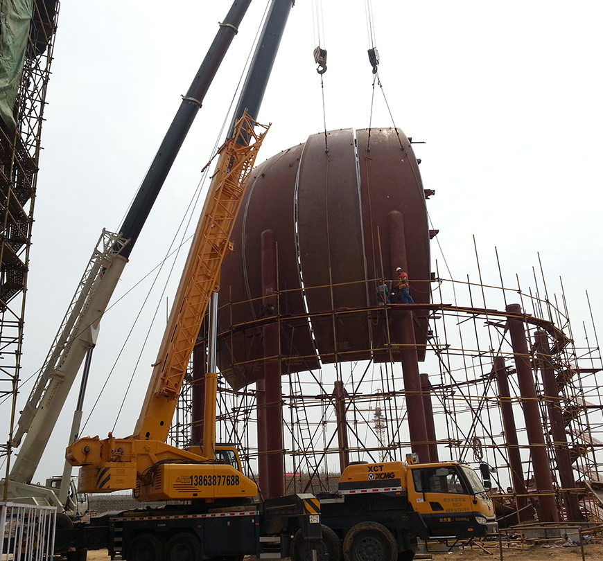 2013年萬華丙烷脫氫球罐